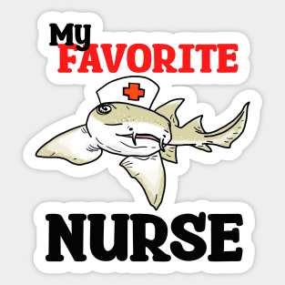 My Favorite Nurse Shark Sticker